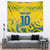 Custom Brazil Football Champion 2024 Tapestry