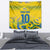 Custom Brazil Football Champion 2024 Tapestry