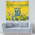 Custom Brazil Football Champion 2024 Tapestry