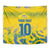 Custom Brazil Football Champion 2024 Tapestry