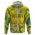 Custom Brazil Football Champion 2024 Zip Hoodie - Wonder Print Shop