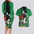 Nigeria Independence Day Couples Matching Long Sleeve Bodycon Dress and Hawaiian Shirt National Seal with Peace Dove African Pattern - Wonder Print Shop