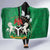 Nigeria Independence Day Hooded Blanket National Seal with Peace Dove African Pattern