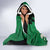 Nigeria Independence Day Hooded Blanket National Seal with Peace Dove African Pattern