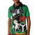 Nigeria Independence Day Kid Polo Shirt National Seal with Peace Dove African Pattern - Wonder Print Shop