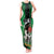 Nigeria Independence Day Tank Maxi Dress National Seal with Peace Dove African Pattern - Wonder Print Shop