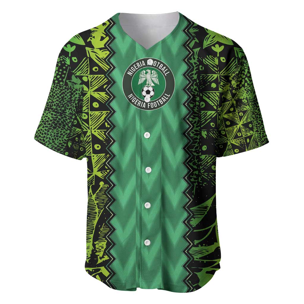 Custom Nigeria Football Champion 2024 Baseball Jersey - Wonder Print Shop