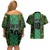 Custom Nigeria Football Champion 2024 Couples Matching Off Shoulder Short Dress and Hawaiian Shirt - Wonder Print Shop