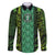 Custom Nigeria Football Champion 2024 Family Matching Off The Shoulder Long Sleeve Dress and Hawaiian Shirt - Wonder Print Shop