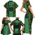 Custom Nigeria Football Champion 2024 Family Matching Short Sleeve Bodycon Dress and Hawaiian Shirt - Wonder Print Shop