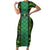 Custom Nigeria Football Champion 2024 Family Matching Short Sleeve Bodycon Dress and Hawaiian Shirt - Wonder Print Shop