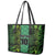 Custom Nigeria Football Champion 2024 Leather Tote Bag