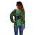 Custom Nigeria Football Champion 2024 Off Shoulder Sweater - Wonder Print Shop