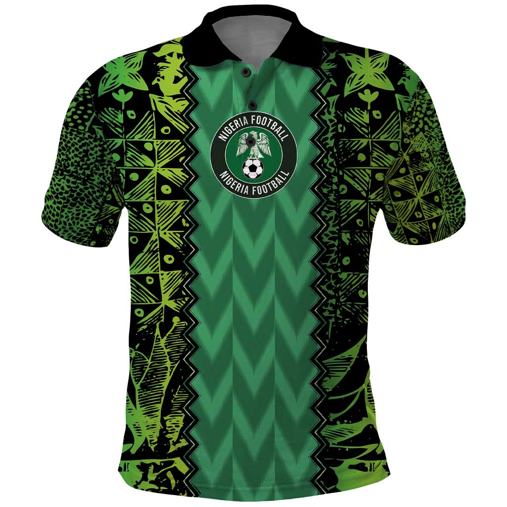 Custom Nigeria Football Champion 2024 Polo Shirt