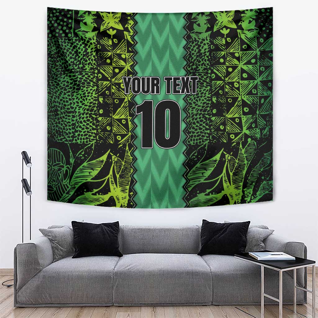 Custom Nigeria Football Champion 2024 Tapestry