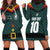 Custom German Christmas Hoodie Dress German Football Jersey mix Santa Suit Style