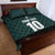 Custom German Christmas Quilt Bed Set German Football Jersey mix Santa Suit Style - Wonder Print Shop