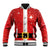 Personalized Swiss Christmas - Designed in Santa Suit Baseball Jacket - Wonder Print Shop