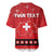 Personalized Swiss Christmas - Designed in Santa Suit Baseball Jersey - Wonder Print Shop