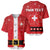 Personalized Swiss Christmas - Designed in Santa Suit Baseball Jersey - Wonder Print Shop