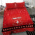 Personalized Swiss Christmas - Designed in Santa Suit Bedding Set - Wonder Print Shop