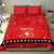 Personalized Swiss Christmas - Designed in Santa Suit Bedding Set - Wonder Print Shop