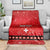 Personalized Swiss Christmas - Designed in Santa Suit Blanket