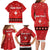 Personalized Swiss Christmas - Designed in Santa Suit Family Matching Long Sleeve Bodycon Dress and Hawaiian Shirt - Wonder Print Shop