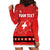 Personalized Swiss Christmas - Designed in Santa Suit Hoodie Dress