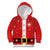 Personalized Swiss Christmas - Designed in Santa Suit Kid Hoodie - Wonder Print Shop