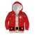 Personalized Swiss Christmas - Designed in Santa Suit Kid Hoodie - Wonder Print Shop