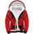 Personalized Swiss Christmas - Designed in Santa Suit Sherpa Hoodie