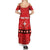 Personalized Swiss Christmas - Designed in Santa Suit Summer Maxi Dress