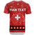 Personalized Swiss Christmas - Designed in Santa Suit T Shirt