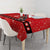 Personalized Swiss Christmas - Designed in Santa Suit Tablecloth