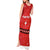 Personalized Swiss Christmas - Designed in Santa Suit Tank Maxi Dress