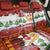 Swiss Santa Plays The Alphorn Christmas Back Car Seat Cover The Matterhorn with Christmas Elements - Wonder Print Shop