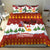 Swiss Santa Plays The Alphorn Christmas Bedding Set The Matterhorn with Christmas Elements - Wonder Print Shop