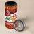 Swiss Santa Plays The Alphorn Christmas 4 in 1 Can Cooler Tumbler The Matterhorn with Christmas Elements - Wonder Print Shop