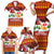 Swiss Santa Plays The Alphorn Christmas Family Matching Short Sleeve Bodycon Dress and Hawaiian Shirt The Matterhorn with Christmas Elements - Wonder Print Shop