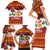 Swiss Santa Plays The Alphorn Christmas Family Matching Short Sleeve Bodycon Dress and Hawaiian Shirt The Matterhorn with Christmas Elements - Wonder Print Shop