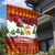 Swiss Santa Plays The Alphorn Christmas Garden Flag The Matterhorn with Christmas Elements - Wonder Print Shop