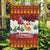 Swiss Santa Plays The Alphorn Christmas Garden Flag The Matterhorn with Christmas Elements - Wonder Print Shop