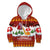 Swiss Santa Plays The Alphorn Christmas Kid Hoodie The Matterhorn with Christmas Elements - Wonder Print Shop