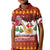 Swiss Santa Plays The Alphorn Christmas Kid Polo Shirt The Matterhorn with Christmas Elements - Wonder Print Shop