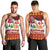 Swiss Santa Plays The Alphorn Christmas Men Tank Top The Matterhorn with Christmas Elements - Wonder Print Shop