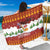 Swiss Santa Plays The Alphorn Christmas Sarong The Matterhorn with Christmas Elements