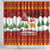 Swiss Santa Plays The Alphorn Christmas Shower Curtain The Matterhorn with Christmas Elements