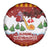 Swiss Santa Plays The Alphorn Christmas Spare Tire Cover The Matterhorn with Christmas Elements