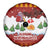 Swiss Santa Plays The Alphorn Christmas Spare Tire Cover The Matterhorn with Christmas Elements